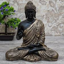 Polyresin Blessing Buddha Statue