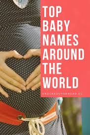 top baby names around the world 2017
