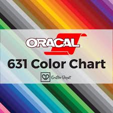 Oracal 631 Vinyl Color Chart Semi Permanent Matte Vinyl