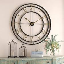 Metal Wall Clock Large Wall Clock