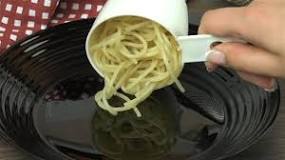 How do I weigh cooked pasta?