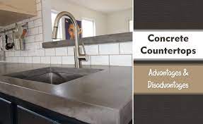pros cons of concrete countertops
