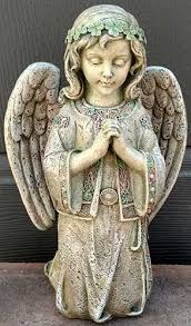 Garden Statue Celtic Kneeling Angel