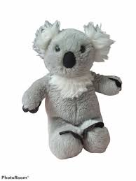 build a bear koala bear plush 17 gray