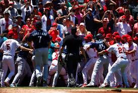 Angels-Mariners brawl leads to 8 ...