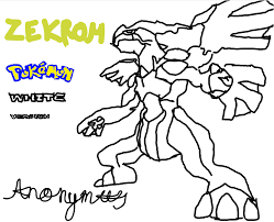 Zekrom music collection and victini and the white hero: Pokemon Zekrom Sketch Slimber Com