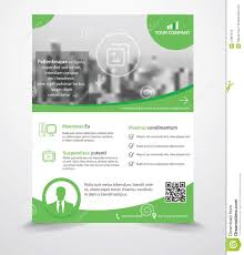 Business Flyer Template Stock Vector Illustration Of Green 47987670