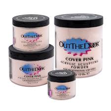 inm out the door cover pink acrylic powder