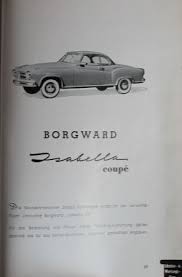 borgward isabella ts coupe combi 1959