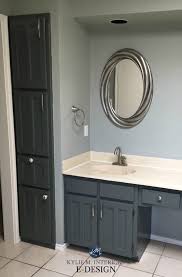 An Almond Bathroom Gets A Fresh Paint