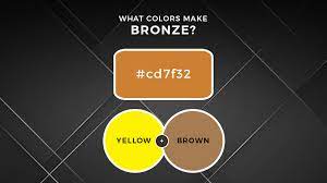 What Colors Make Bronze What Two