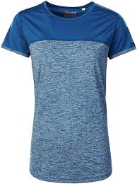 Berghaus Voyager Tech Womens Short Sleeve T Shirt Uk 14 Galaxy Blue
