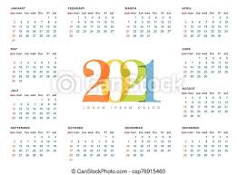 naptár 2021 nyomtatható