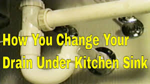 drain under kitchen sink