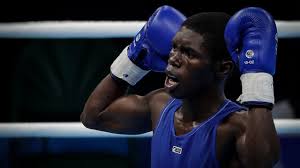 Colombia's yuberjen martinez, left, punches india's amit panghal at the 2020 summer olympics, saturday july 31, 2021, in tokyo, japan. Boxer Yuberjen Martinez Seals Colombia S Second Silver At Rio 2016