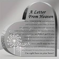 1pc sympathy gifts a letter from