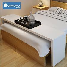 This unique and elegant desk combines the sophistication of steel and the warmth of wood, stylish and modern yet so simple. Multifunction Movable Across The Bed Desk Laptop Computer Table Bedroomdesk Bed Desk Home Office Furniture Home Decor Furniture