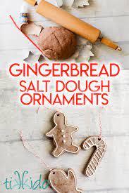 gingerbread salt dough recipe and