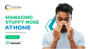 how to get rid of a stuffy nose at home