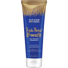 Just like the blue shampoo, blue conditioner works to remove brassiness from brunette hair. Not Your Mother S Triple Threat Brunette Blue Treatment Shampoo Ulta Beauty