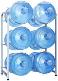 People who collect water jugs. Save 60 Discount And Fast Shipping Worldwide Umorning 5 Gallon Water Bottle Holder 4 Tier Water Cooler Jug Rack For 6 Bottles Heavy Duty Detachable Kitchen Organization And Storage Shelf Black Kitchen