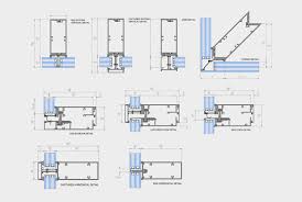 do gl and curtain wall details by