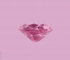 pink diamond on a pink background by