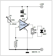 General guidance an isolation transformer should always be usedduring the Led Tester Schematic Circuit Diagram