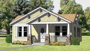 Small Craftsman Cottage Plan 94371