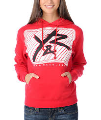 Young Reckless 80s Red Pullover Hoodie Zumiez