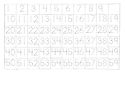 Trace Numbers 1 100 Printable Shelter