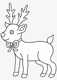 Browse our collection of over 75 christmas coloring pages for kids. Christmas Reindeer Coloring Page Christmas Coloring Pages To Print Cute Free Transparent Png Download Pngkey