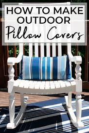 Diy Outdoor Pillow Covers