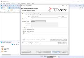 connect dbeaver to ms sql server with