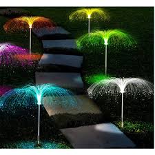 Solar Garden Lights 5 Pack Solar Fiber