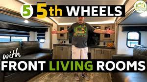 5th wheels with a front living room