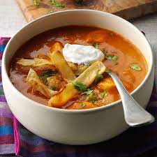 Anaheim Chicken Tortilla Soup Recipe How To Make It Taste Of Home gambar png