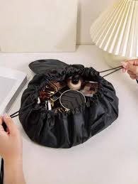 cosmetic pouch bag drawstring