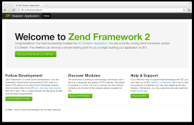 skeleton application zend framework