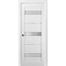 Single Panel White Mdf Sliding Door