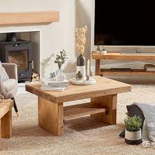Wooden Rustic Coffee Table Handcrafted
