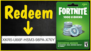 how to redeem a fortnite gift card code