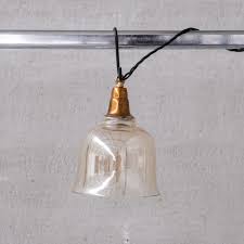 Glass Bell Pendant For At Pamono
