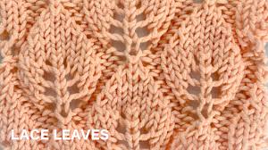 lace leaves knitting sch patterns
