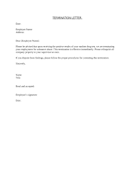 termination letter template doc