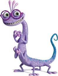 Monsters Inc Purple Lizard With Glasses PNG High-Quality Image | PNG Mart