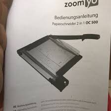 zoomyo 2in1 rotary paper trimmer and