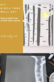 Easy Birch Tree Painting Diy
