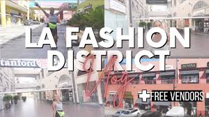 la fashion district vlog vendors