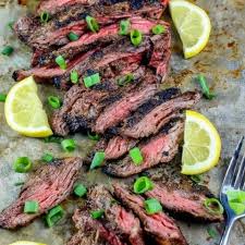 garlic grilled flank steak recipe